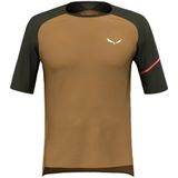 Salewa - Vento Am T-shirt - T-shirt S/S - Bruin Goud