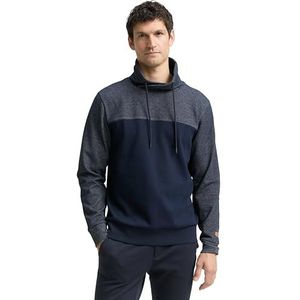 TOM TAILOR Sweatshirt voor heren, 30328 - Navy Fine Yd Stripe, XXL