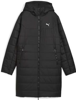 PUMA Essentials gewatteerde parka met capuchon voor Dames, Zwart, Maat XXS