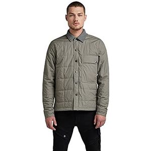 G-STAR RAW Herenjas Postino Quilted Overhemd, groen (Orphus A790-722), XS