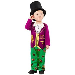 amscan 9916215 - Officieel gelicentieerd product Roald Dahl Willy Wonka Baby World Book Day kostuum leeftijd: 6-12 maanden