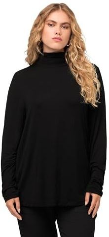 Ulla Popken - Shirt - Rood - Lange Mouw - Normale Pasvorm