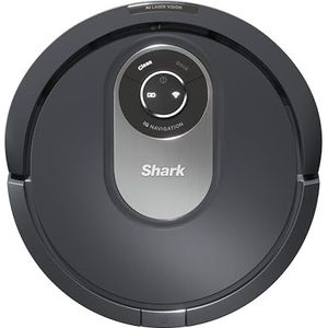 Shark AI RV2001EU Robotstofzuiger, tot 90 minuten looptijd, UltraClean, zelfreinigende borstelrol, compatibel met wifi-app, Alexa