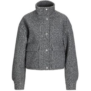 JACK & JONES Dames Jxastrid Curly Jacket OTW Bomberjack, gemengd grijs, S
