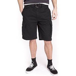 UNIONBAY Survivor cargoshort met riem voor heren, Zwart, 50