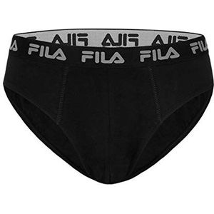 Fila 173_898 maat L Slip zwart 95% katoen 5% elastaan, boxershorts T491-1, maat L voor heren