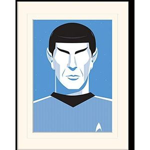 Star Trek (Pop Spock) 50e verjaardag gemonteerd en ingelijst 30 x 40cm Print