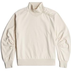 G-Star RAW Asymmetric Button Mock Sweat, wit (Chalk D25296-d704-127), XL