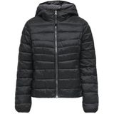 ONLY Onltahoe Reversible Hood Jacket OTW Noos gewatteerde jas voor dames, Zwart/detail: rev. Phantom, S