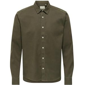 ONLY & SONS Onssons Reg Fit Lyocell Stretch Ls, falcon, XL