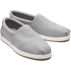 TOMS Heren Alp FWD Loafer Flat, Ultiem grijs gerecycled ripstop katoenen canvas distressed suède, 41 EU