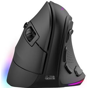 MM-SK - Draadloze Verticale Ergonomische Muis - Zwart - Ergonomisch Ontwerp