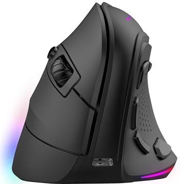 MM-SK - Draadloze Verticale Ergonomische Muis - Zwart - Ergonomisch Ontwerp