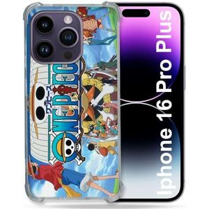 Cokitec Versterkt hoesje voor Apple iPhone 16 Pro Plus Manga One Piece Sunny
