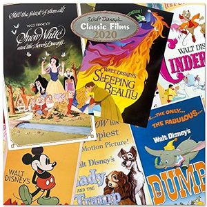 Erik® Wandkalender 2020 Disney Classic Films Officieel gelicentieerd product, 30 x 30 cm, 12 maanden