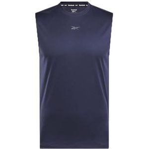 Reebok - ID TRAIN SLVLS TECH TEE - T-shirt - Vector navy - Korte Mouwen