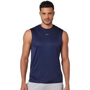 Reebok - ID Train - Functioneel Shirt - Navy - Mouwloos
