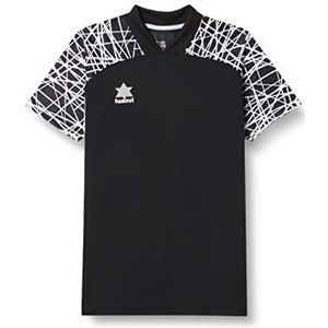 Luanvi Sportshirt voor heren, model speler in zwart, T-shirt van interlock-weefsel, maat XXL, standaard, zwart, XXL