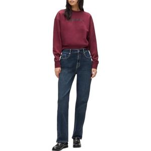 Karl Lagerfeld Jeans, Dames, High Rise Straight Denim, Straight Pijpen, Blauw, 3230