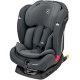 Maxi-Cosi Titan Plus, Comfortabel Autostoeltje, Omkeerbaar Autostoeltje voor Groep 1-2-3 met ISOFIX, 9 maanden - 12 jaar, 9-36 kg, Authentic Graphite (donkergrijs)