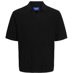 Trui - Effen - Knitwear - Geribbelde Kraag - Halve Mouw - Losse Pasvorm