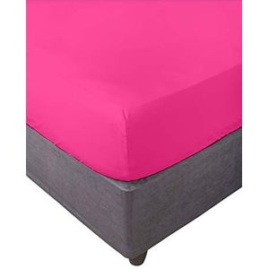 Miracle Home. Hoeslaken 100% geborstelde microvezel, elastisch, anti-pilling. 135X200. Bed 135. Fuchsia