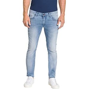 Pioneer Heren broek 5 Pocket Stretch Denim Jeans, Ocean Blue Fashion, 32W / 34L, Ocean Blue Fashion, 32W x 34L