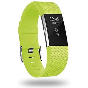 Reserveriem voor Fitbit Charge 2, reserveband voor zachte accessoires, Fitbit Charge 2 (6,7 ""-8,1 inch) - groen