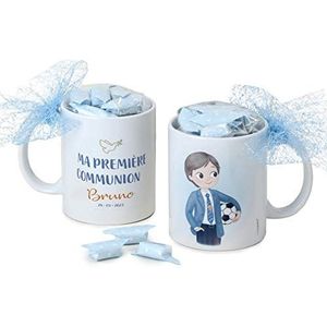 Mopec GD651.6 Cup voor kinderen, Ma Première Communion, 7 snoepjes, porselein