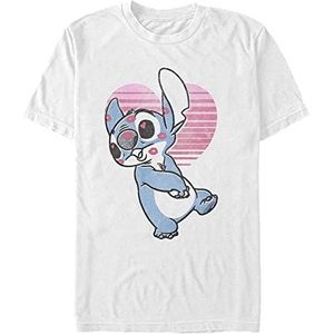 Disney Classics Lilo & Stitch - Kissy Faced Unisex Crew neck T-Shirt White XL