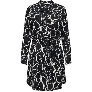 Onlcory Life L/S V-Neck Tunic WVN Noos, zwart, XXS