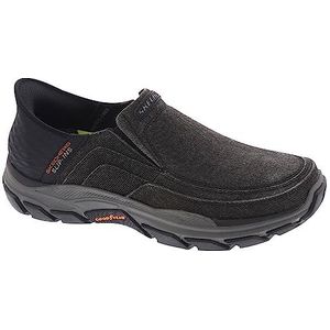 Skechers Heren Respected-Holmgren Slip-on Loafer, zwart, maat 7