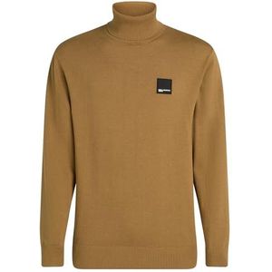 KARL LAGERFELD - Pull à col roulé - Chipmunk - 100% Katoen