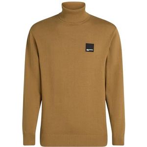 KARL LAGERFELD - Pull à col roulé - Chipmunk - 100% Katoen