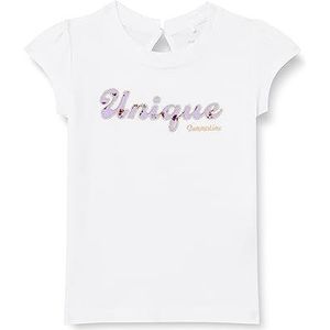 Bestseller A/S Baby-meisje NMFJANICE SS TOP Box T-shirt, helder wit, 86, wit (bright white), 86 cm
