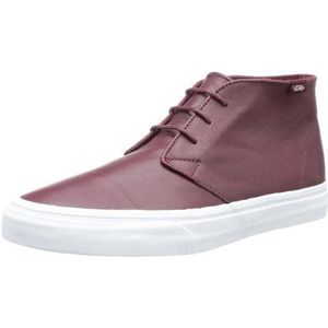 Vans U Chukka Decon VQE88H2 Sneakers voor volwassenen, uniseks, Donkerrood Aged Leather Port Royale, 36.5 EU