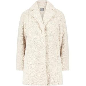 Betty & Co - Pluchen Jack - Beige - Dames - Winterjassen