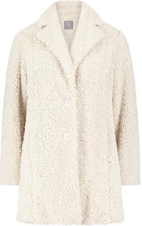 Betty & Co - Pluchen Jack - Beige - Dames - Winterjassen