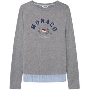 Springfield T-shirt, Lichtgrijs, XS