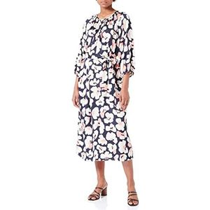 Seidensticker Dames regular fit blousejurk lange mouwen jurk, donkerblauw, 34, donkerblauw, 34