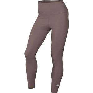 Nike Dames enkellengte Tight W Nk One Df Hr 7/8 Tight, Smokey Mauve/White, DV9020-208, XS