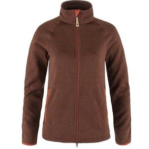 Fjallraven 83520-215 Övik Fleece Zip Sweater W Shirt met lange mouwen Dames Herfst Leaf Maat XXS