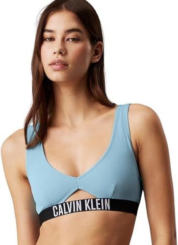 Calvin Klein Swimwear Bikinitop  aqua / zwart