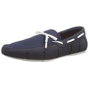 SWIMS heren lace loafer mocassin, blauw navy wit 048, 41.5 EU
