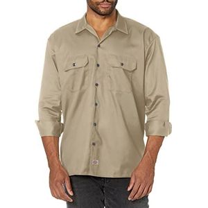 Dickies - Shirt met lange mouwen voor heren, beige (kaki), 3XL