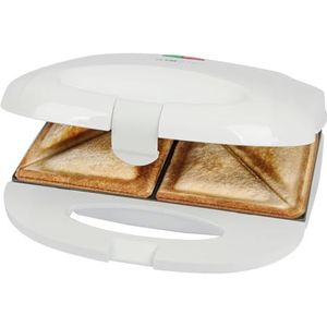 Appareil à Sandwich/Croque-monsieur Blanc Clatronic ST3813-Blanc