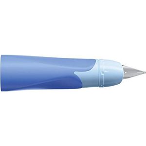 Linkshandig gripstuk voor ergonomische schoolvulpen met beginners punt A - EASYbirdy Pastel Edition in blauw/lichtblauw