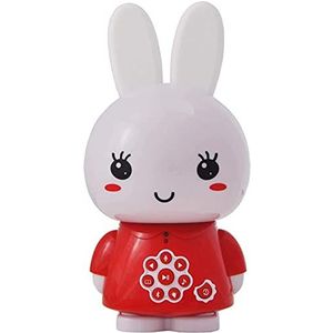 Alilo Honey Bunny Bluetooth - Media Player, Bluetooth Speaker Slaaptrainer - Geselecteerde verhalen en liedjes in het Engels - Meertalige spraakuitvoer - Kleur: Rood