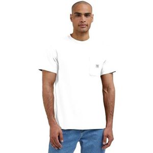 Lee Workwear Pocket Tee T-shirt voor heren, ecru, XXS