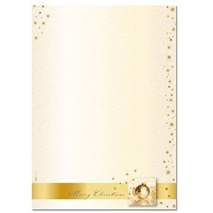 SIGEL DP033 briefpapier Kerstmis, Golden Times, A4, 100 vellen